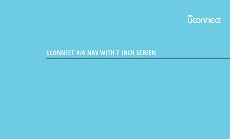 The bottom one comes with the 5" screen ( <b>UConnect</b> 3), and MIGHT also come with the 7" screen. . Operating uconnect 4 quizlet